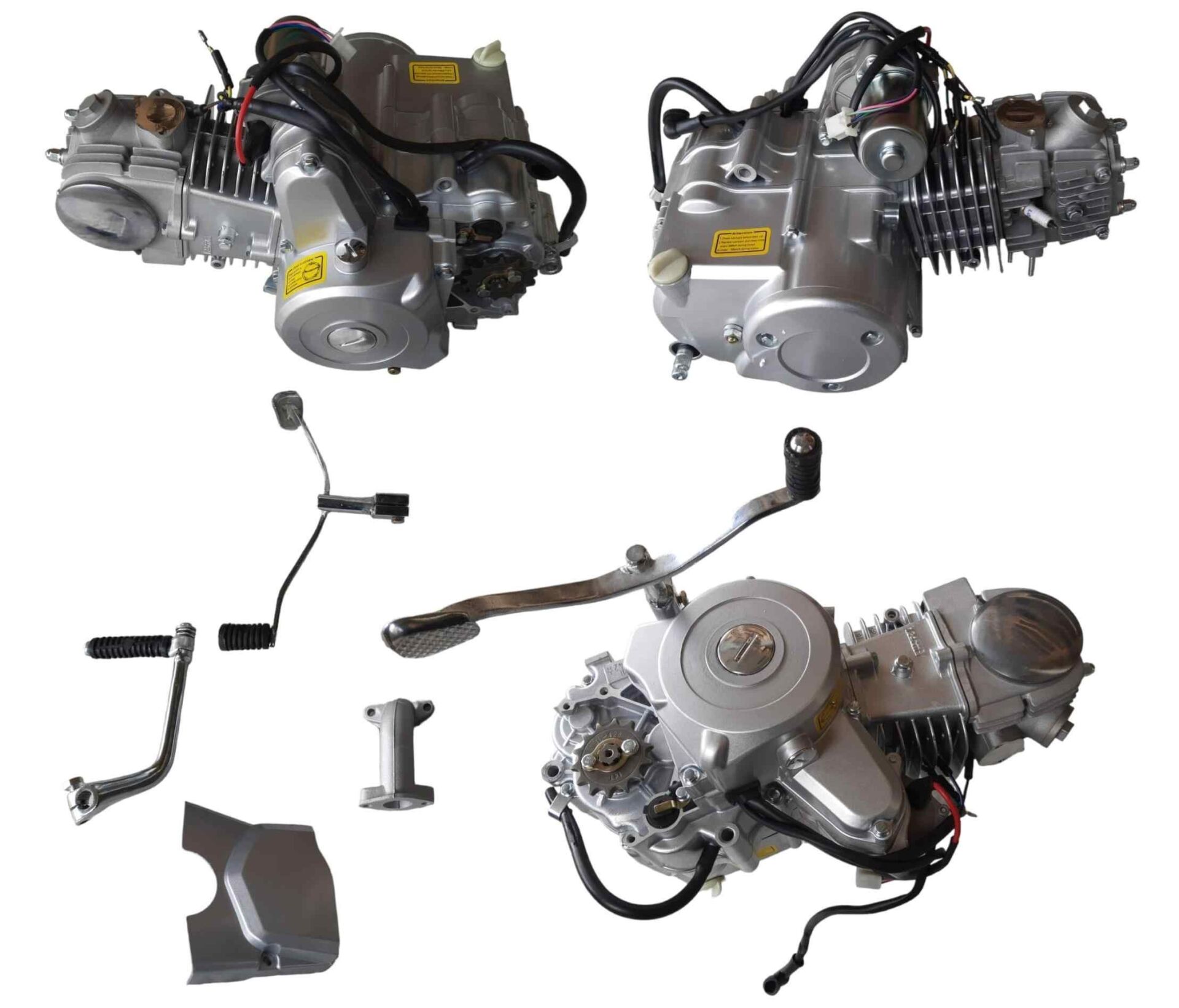 Skm Cub Alt Motor Komple 125 Cc (Ön Dişli Mili 17 Mm)