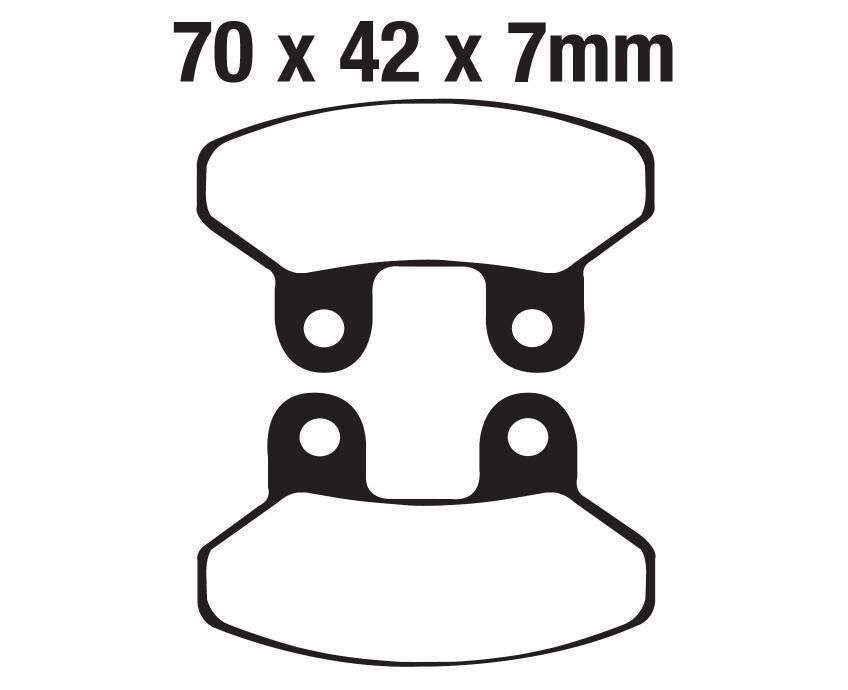 Sym Ön Fren Disk Balatası Fa306 A Kalite Joyride 125-150-200-200İ - Vs 150 Rs 50 Shark 50-125-150