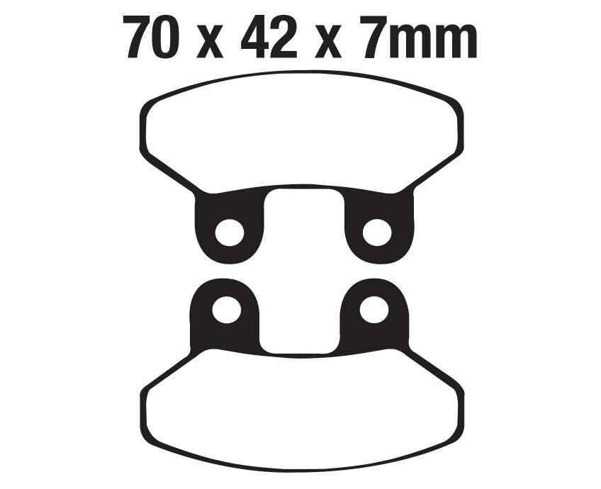 Sym Ön Fren Disk Balatası Fa306 A Kalite Joyride 125-150-200-200İ - Vs 150 Rs 50 Shark 50-125-150