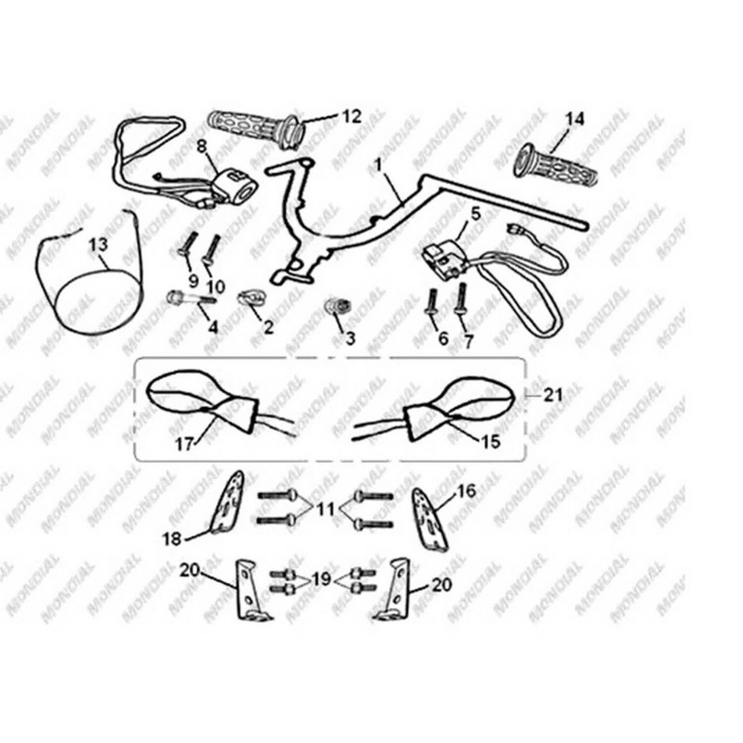 150Re Ayna Bağlantı Sacı Orj