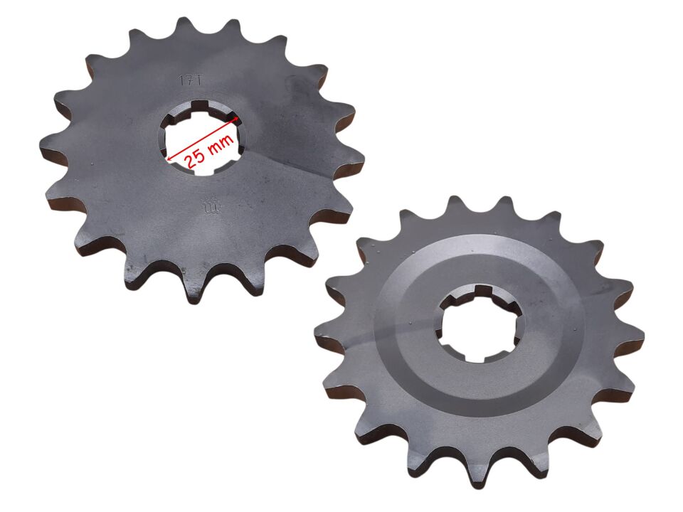 Atv Lx200 Ön Dişli 530-17T İç 25X6 Tırnaklı Çukur Öm