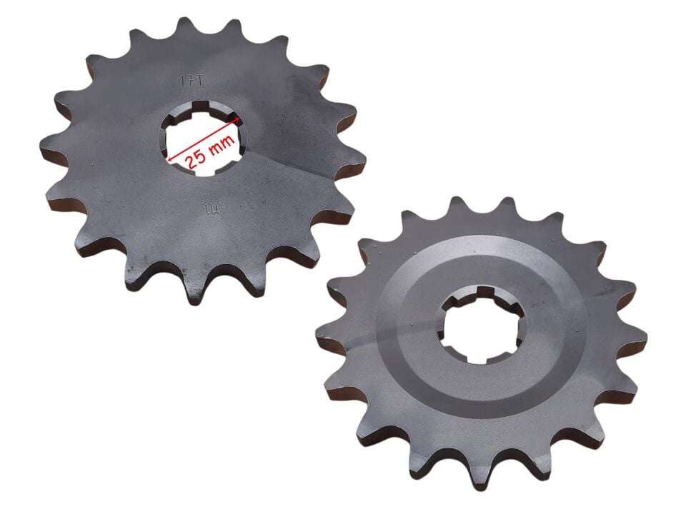 Atv Lx200 Ön Dişli 530-17T İç 25X6 Tırnaklı Çukur Öm