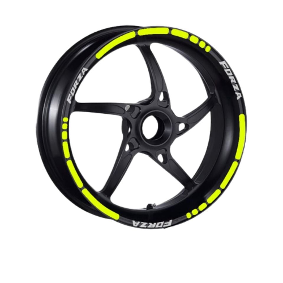 Honda Florasan Sarı I Forza Uyumlu 1 Set Jant Şeridi