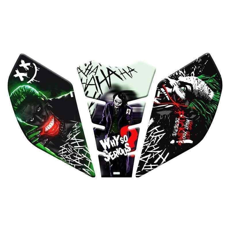 Cf Moto 250 Sr 2020 - 2025 Uyumlu Gece Yanan Doğal Renk Fosforlu Tank Pad Set 015