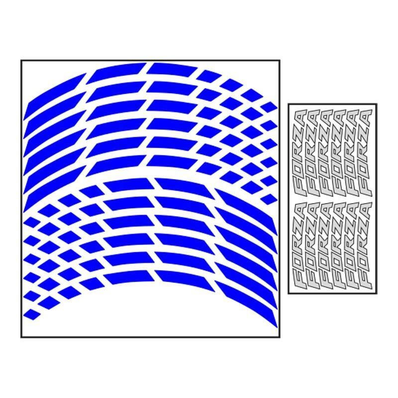 Honda Reflektör Mavi Iı Forza Uyumlu 1 Set Jant Şeridi