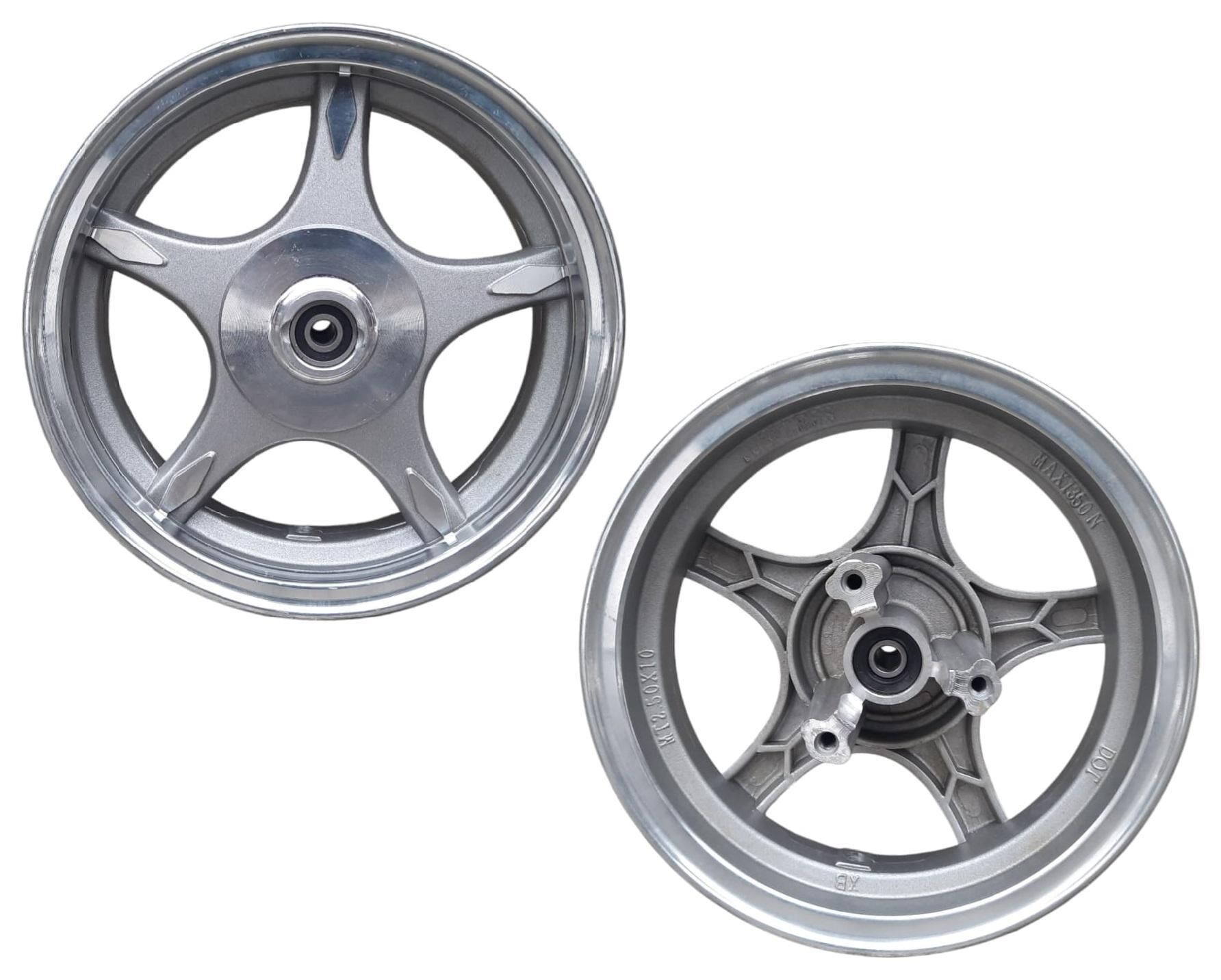 E-Mon E-Bis Ön Jant Gri 5 Kollu 2.50-10 Trans Mocha Classıc