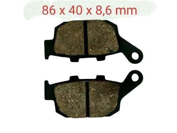 Mondial Arka Fren Disk Balatası (Cbs) Fa496 125 Drift L - Vultre 125 İ Kd 125 F=