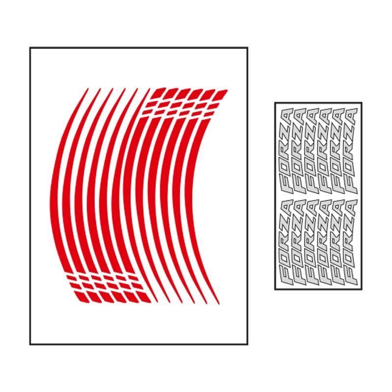 Honda Reflektör Kırmızı Iv Forza Uyumlu 1 Set Jant Şeridi