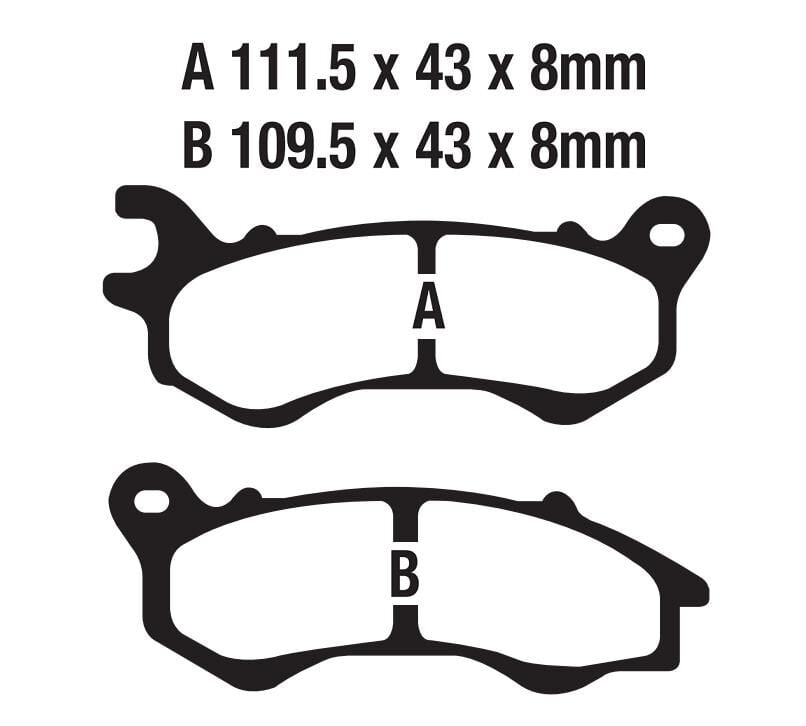 Honda Pcx 125-150 Ön Fren Disk Balatası (2011-17) Fa603 A Kalite