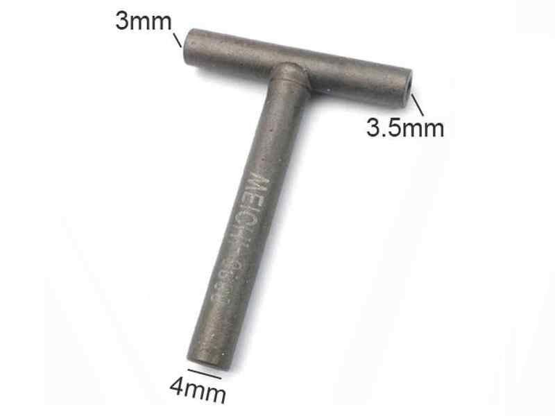 Sibop Ayar Anahtarı T Şeklinde 3-3,5-4 Mm Cub Scooter