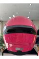 Jk 902 Pembe Güneş Vizörlü Çene Pedli [ping] Çene Açılır Kask