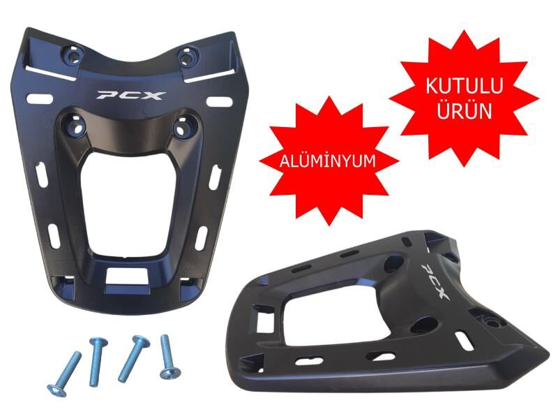 Honda Pcx Port Bağaj (Çanta Braketi) Aliminyum Siyah