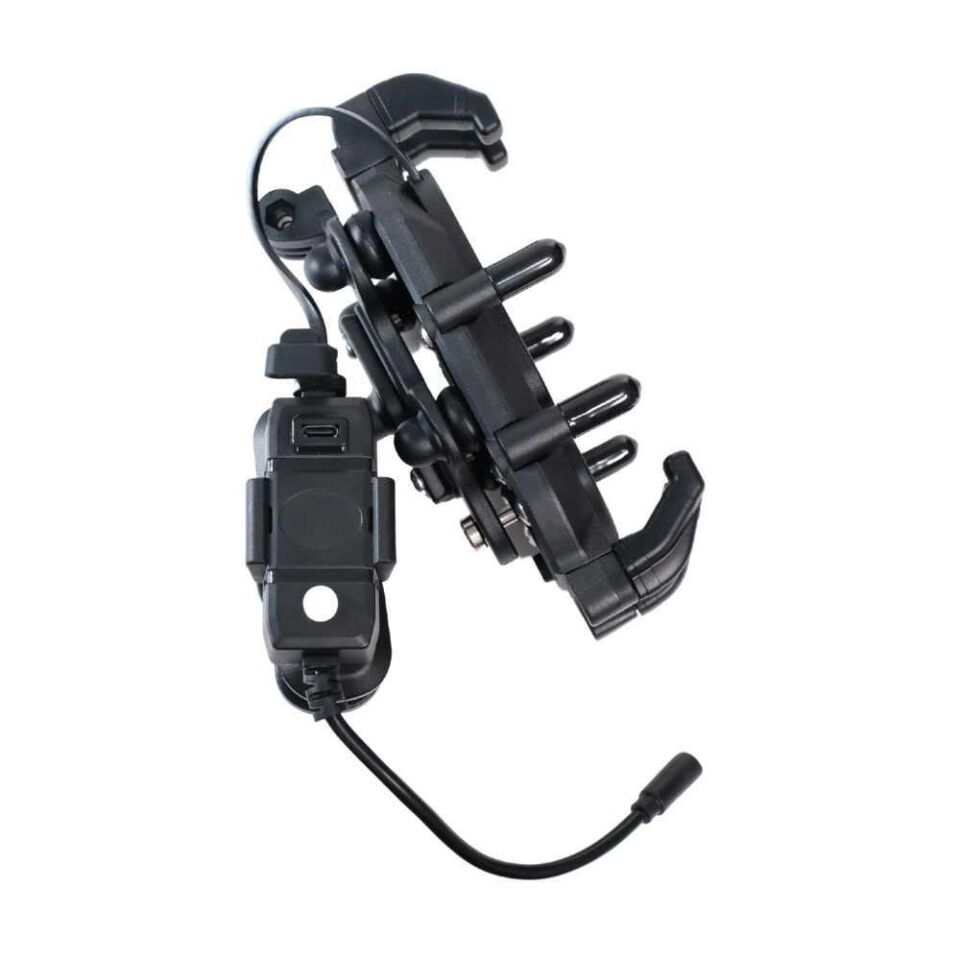 Knmaster Tt-860Wu Kablosuz Şarjlı Tüm Motosikletlere Uyumlu Telefon Tutucu