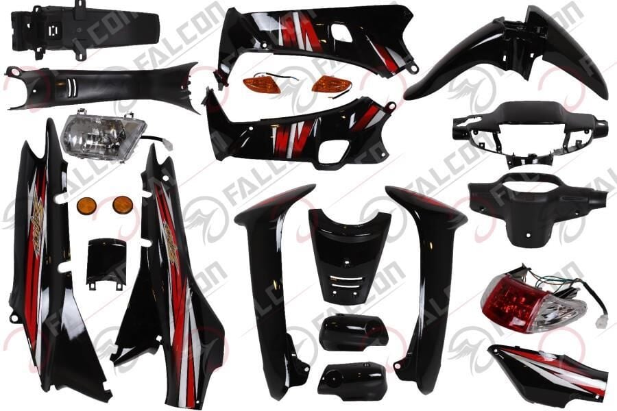 Falcon Kh-Mfh Kaporta Seti İthal(Far Stop Dahil) Siyah