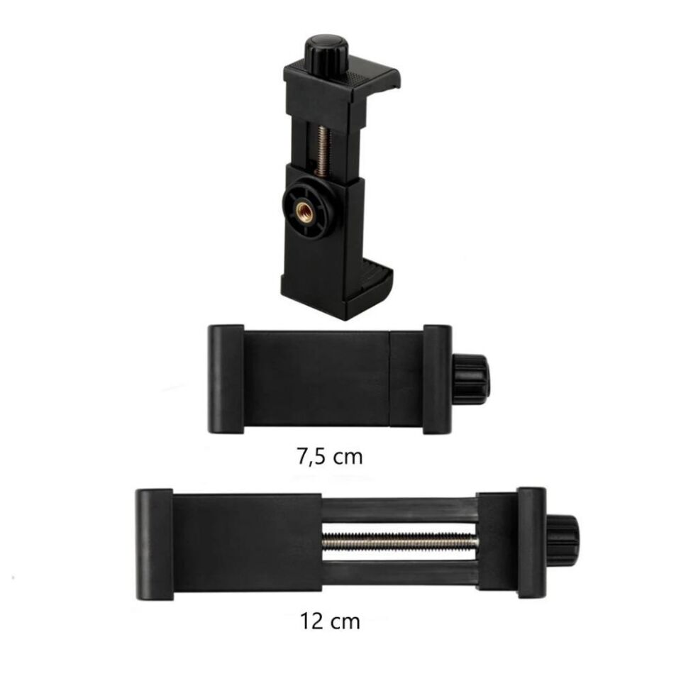 Knmaster Hc-20 Motosiklet Kask Çene Yapıştırıcılı Telefon Ve Aksiyon Kamera Tutucu Full Set