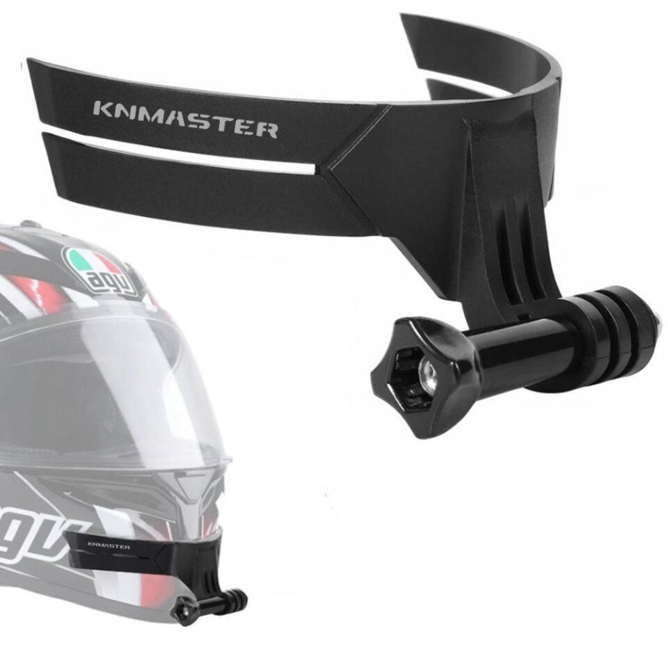 Knmaster Hc-20 Motosiklet Kask Çene Yapıştırıcılı Telefon Ve Aksiyon Kamera Tutucu Full Set