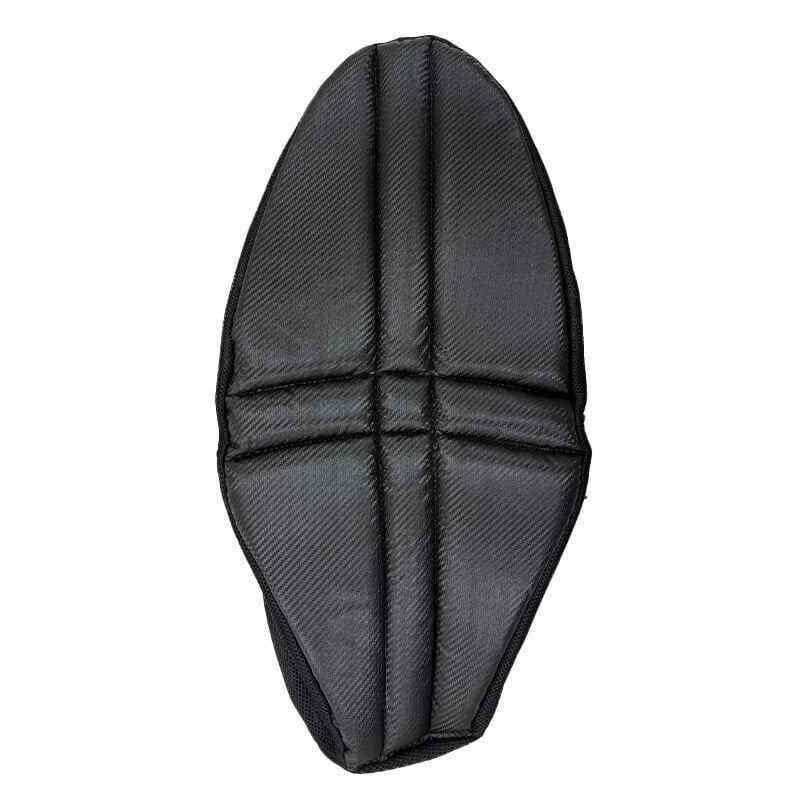 Honda Pcx 2014 - 2024 Uyumlu Konfor Hava Destekli Koltuk Kılıfı (Minder) Karbon Siyah