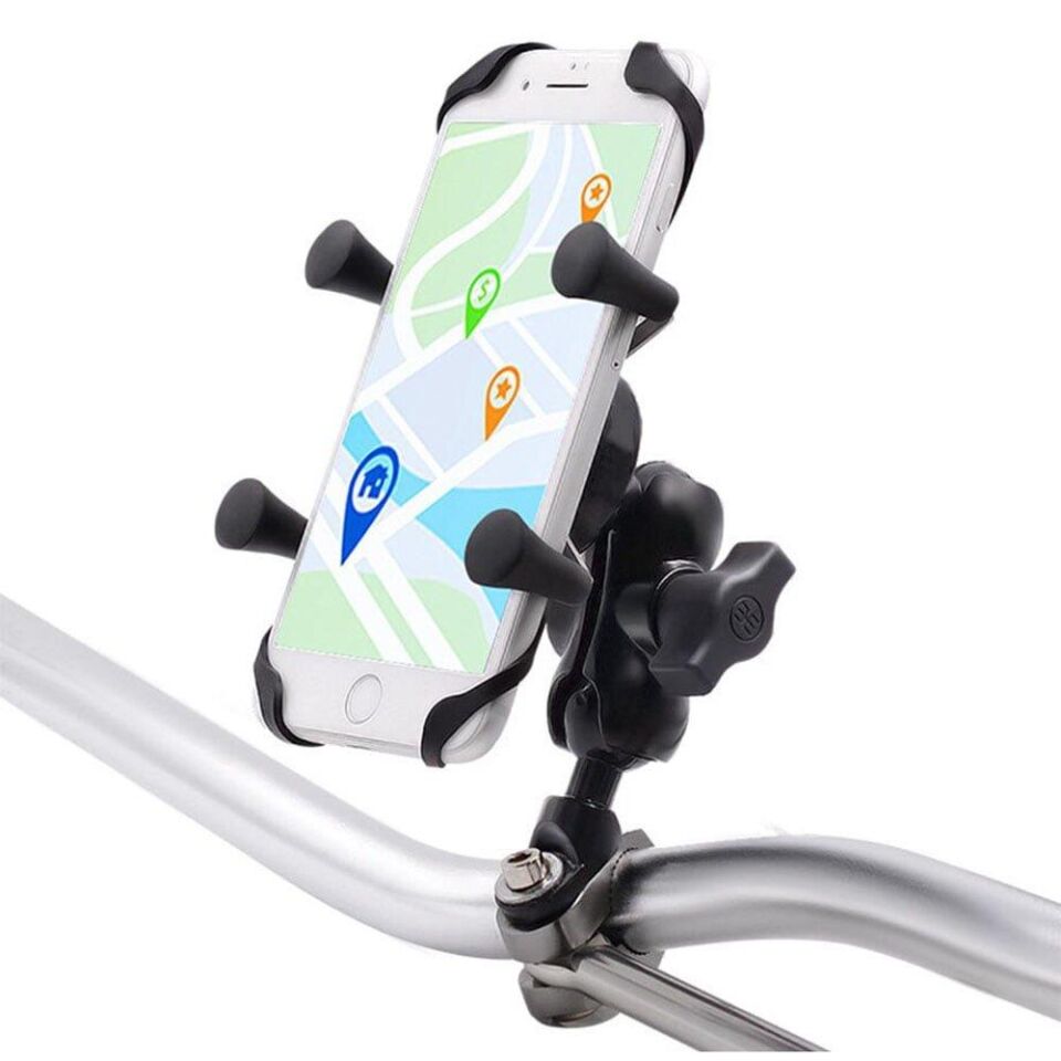 Knmaster X Serisi Motosiklet Ayna Ve Gidon Bağlantılı Telefon Tutacağı