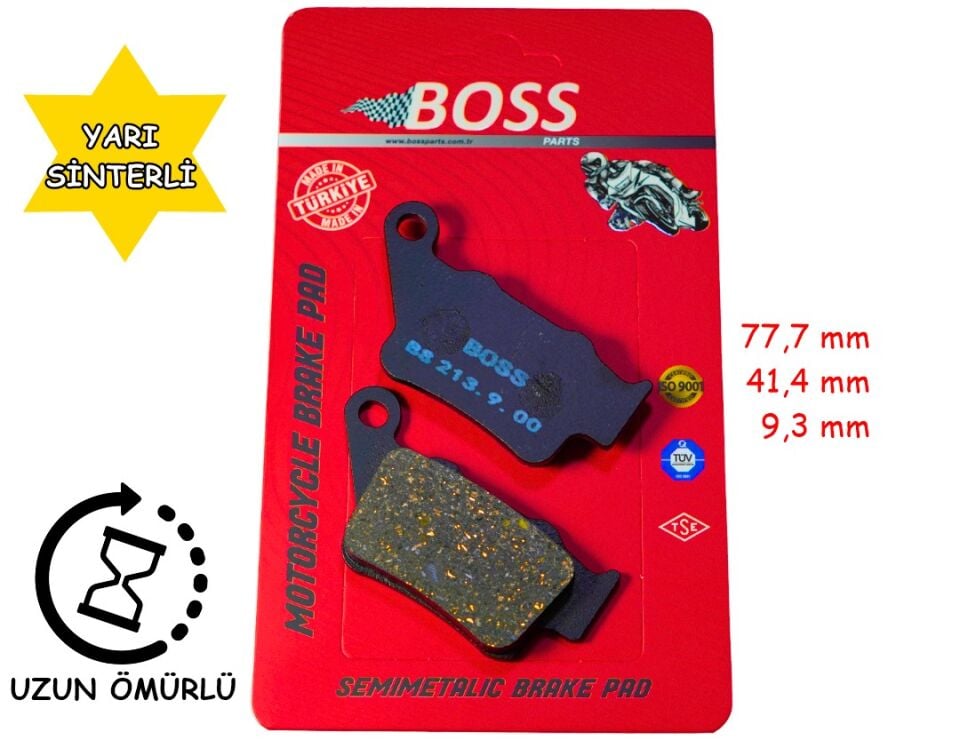Cf Moto Arka Fren Disk Balatası Boss Fa213 Nk250 Clx 700 Yamaha Mt-03