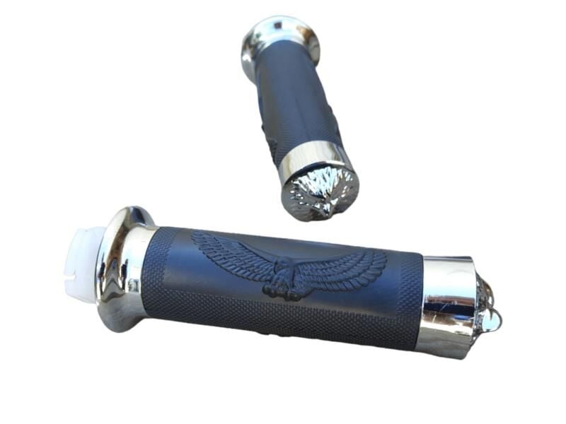 Elcik Siyah-Nikel Kartal Başlı Desenli