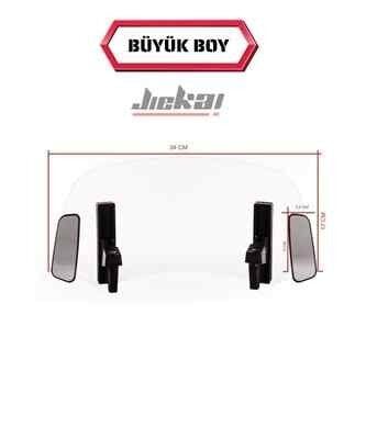 Dikiz Aynalı Çift Bağlantılı Asansörlü Deflektör 34X17