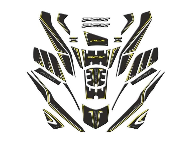 Honda Pcx 2025 Uyumlu Tank Pad Set 006