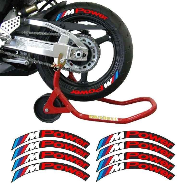 M Power Kırmızı 3D Lastik Yanak Yazısı