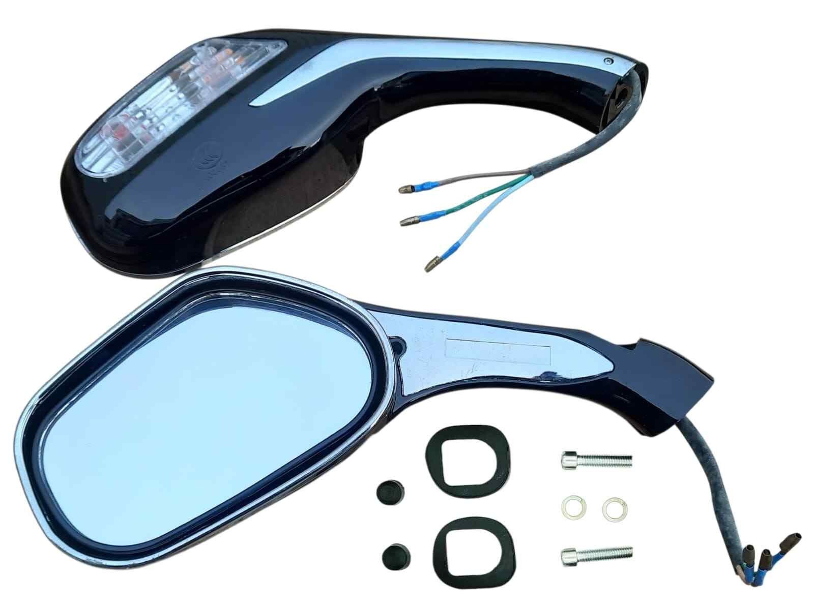 Scooter Ayna Sinyalli Siyah