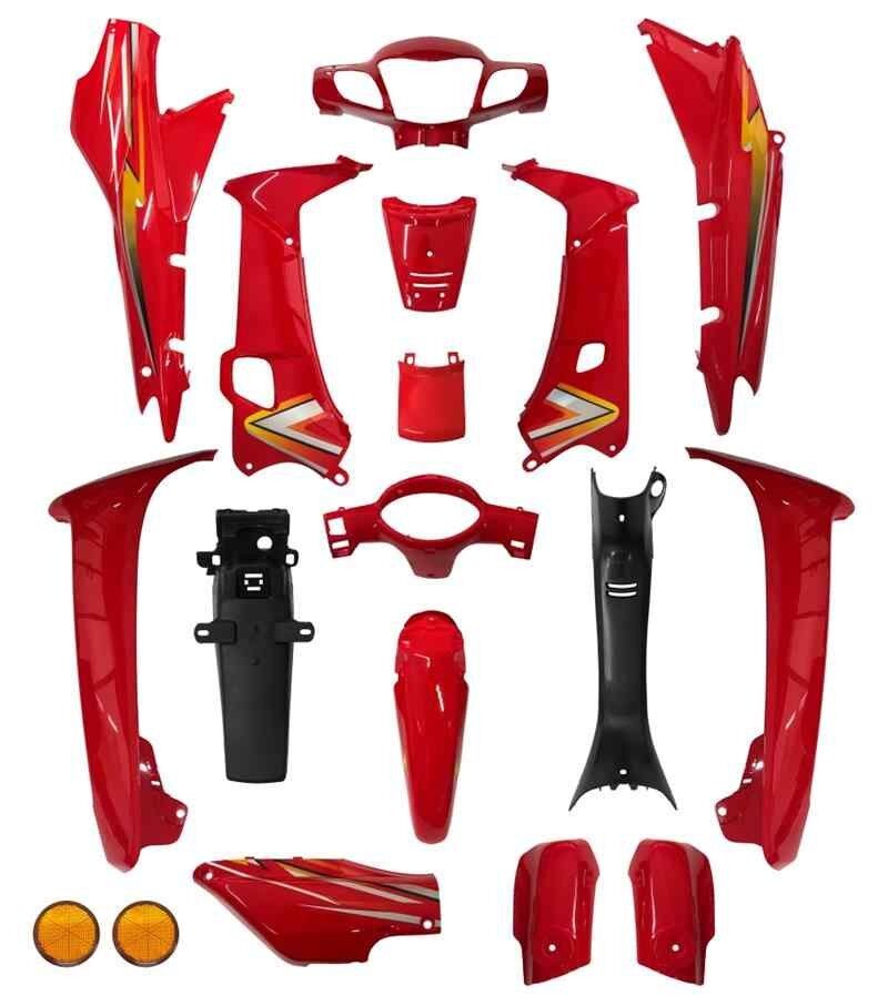 Mondial Kaporta Set Kırmızı 17 Parça Mfk-Kh Cup