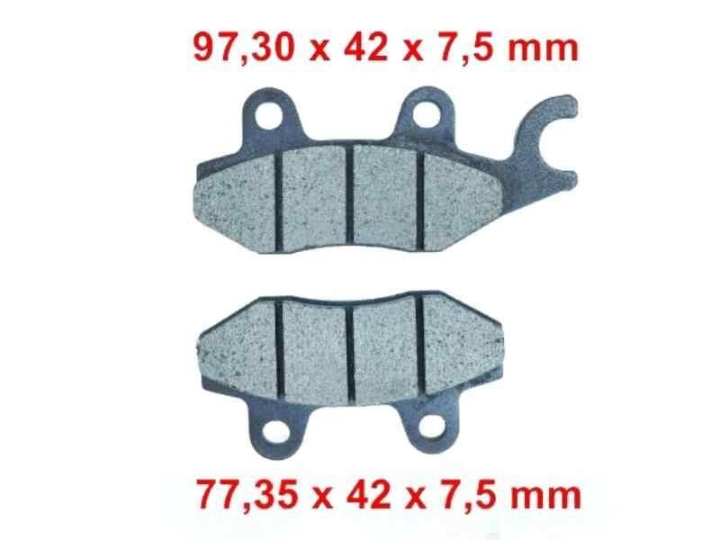 Ramzey Cub 100 Ön Fren Disk Balatası Çengelli
