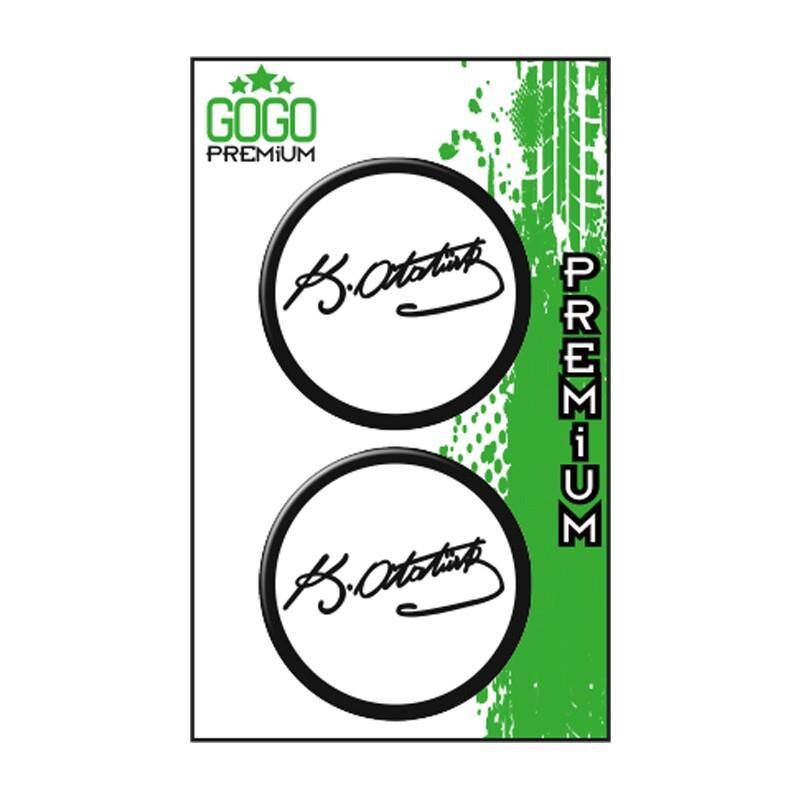 Atatürk 3 (5X5 Cm) İkili Damla Etiket