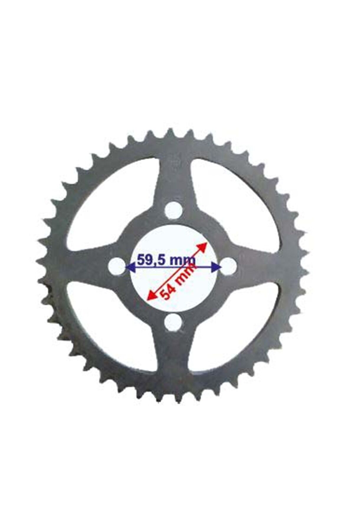 Honda Cbr 125 Uyumlu R Arka Dişli 428-42T İç 54 Mm (2004-2010) Öm