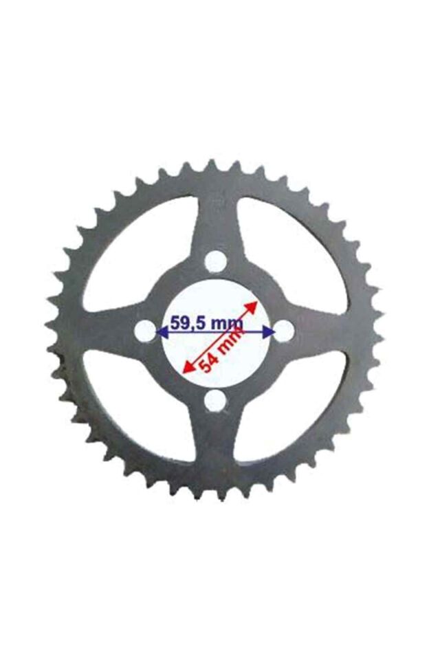 Honda Cbr 125 Uyumlu R Arka Dişli 428-42T İç 54 Mm (2004-2010) Öm