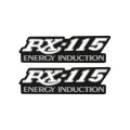 Yamaha Rx115 Uyumlu Damla Stıcker Set 001