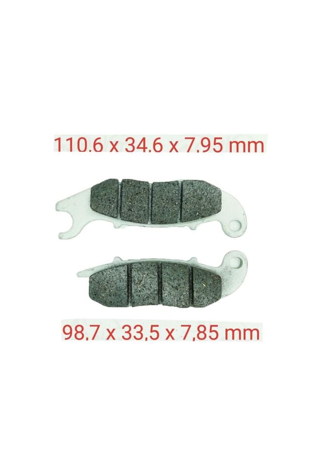 Honda Cbr 125 Uyumlu Ön Fren Disk Balatası 166