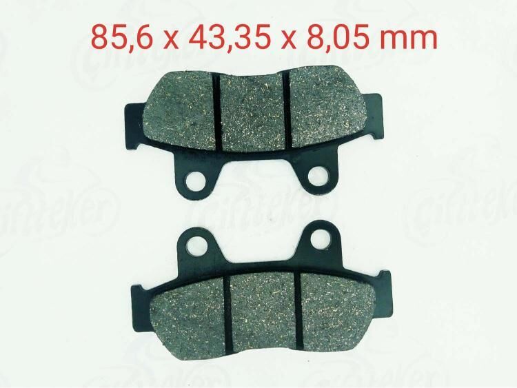 Honda Ön Fren Disk Balatası Fa721 Delta Activa S125 - Ps 150İ Dylan 150 Spacy 110 Alpha