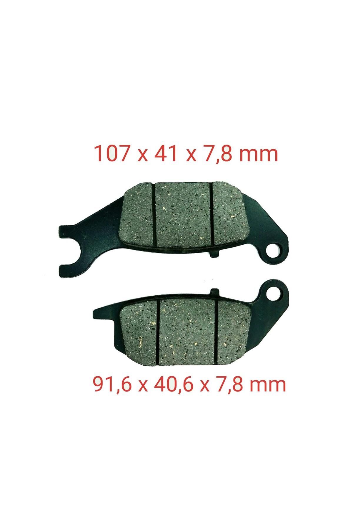 Honda Arka Fren Disk Balatası Fa343 Cbr(2004-2010) Uyumlu