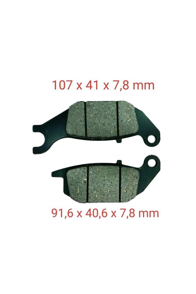 Honda Arka Fren Disk Balatası Fa343 Cbr(2004-2010) Uyumlu