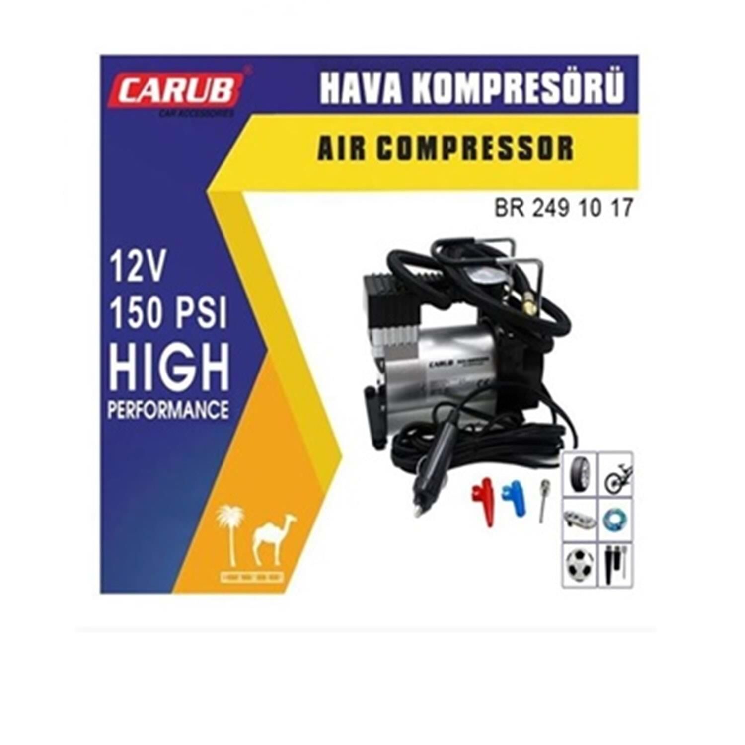 Hava Kompresörü (Çakmaklık Girişli) 150 Psı Metal Carup