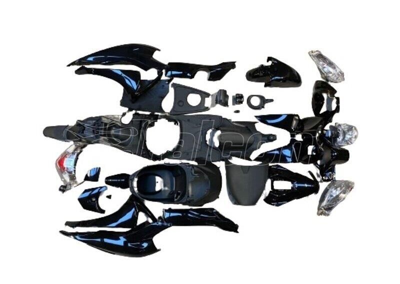 Honda  Dio Kaporta Seti Siyah Aydınlatma Grubu Dahil (28 Parça Full Set)