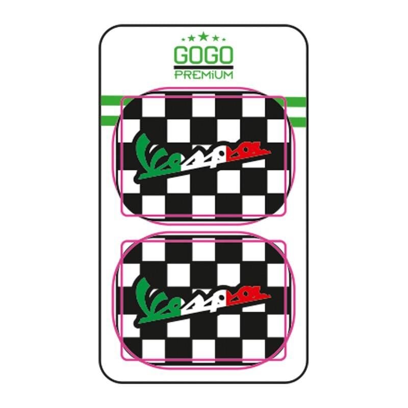 Vespa Wespa Kare Bayrak Damla Stıcker