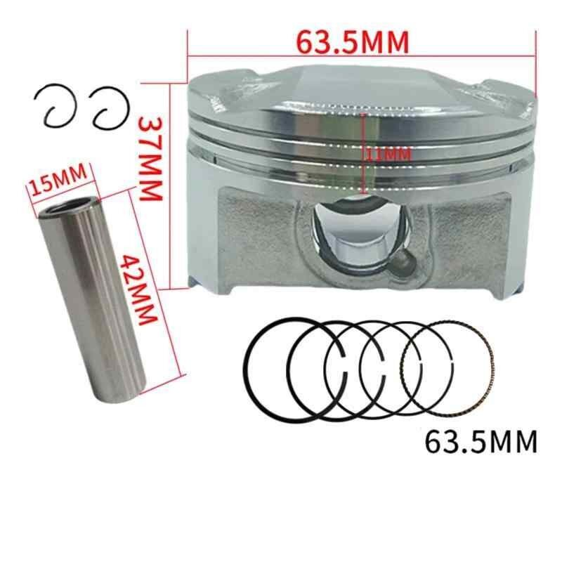 Honda Cbr 150 Uyumlu Piston 63,5Xstd 15 Pim 4 Siboplu