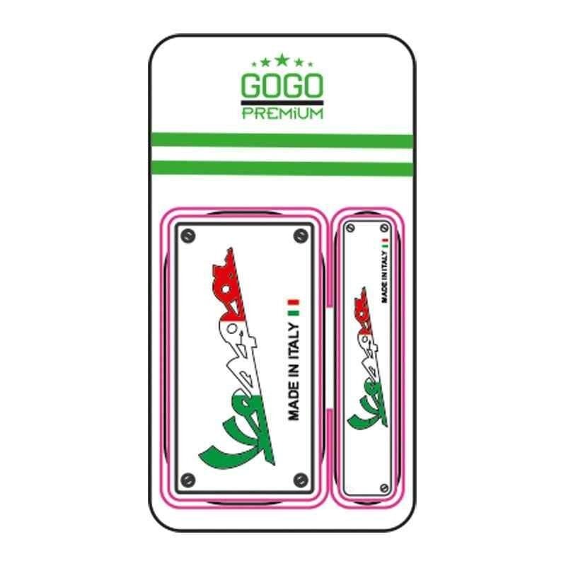 Vespa Wespa Kare 2 Li Beyaz Damla Stıcker