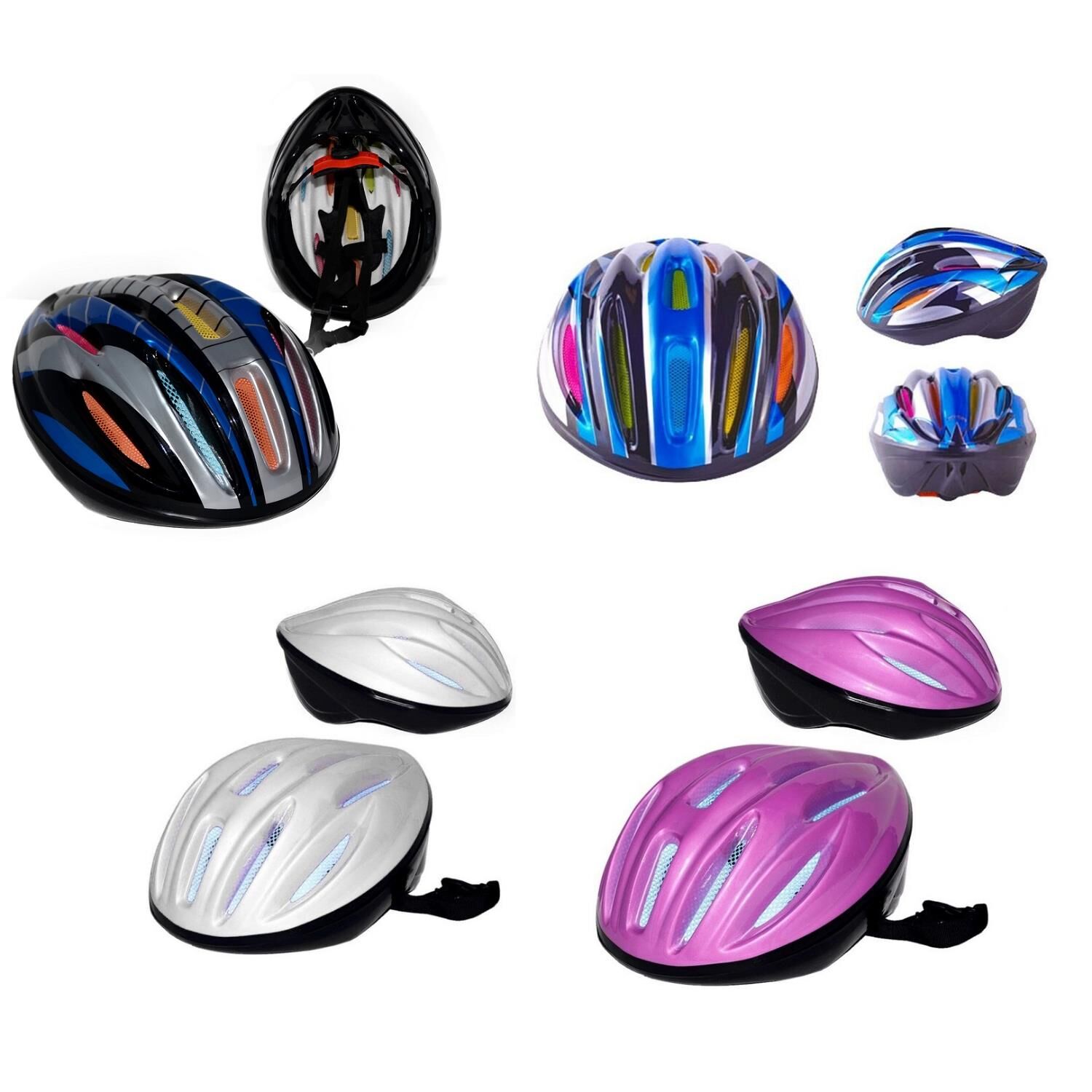 Yetişkin Bisiklet Kask Ayarlı Kc-10 Karışık Renk (L) 60-65 Cm