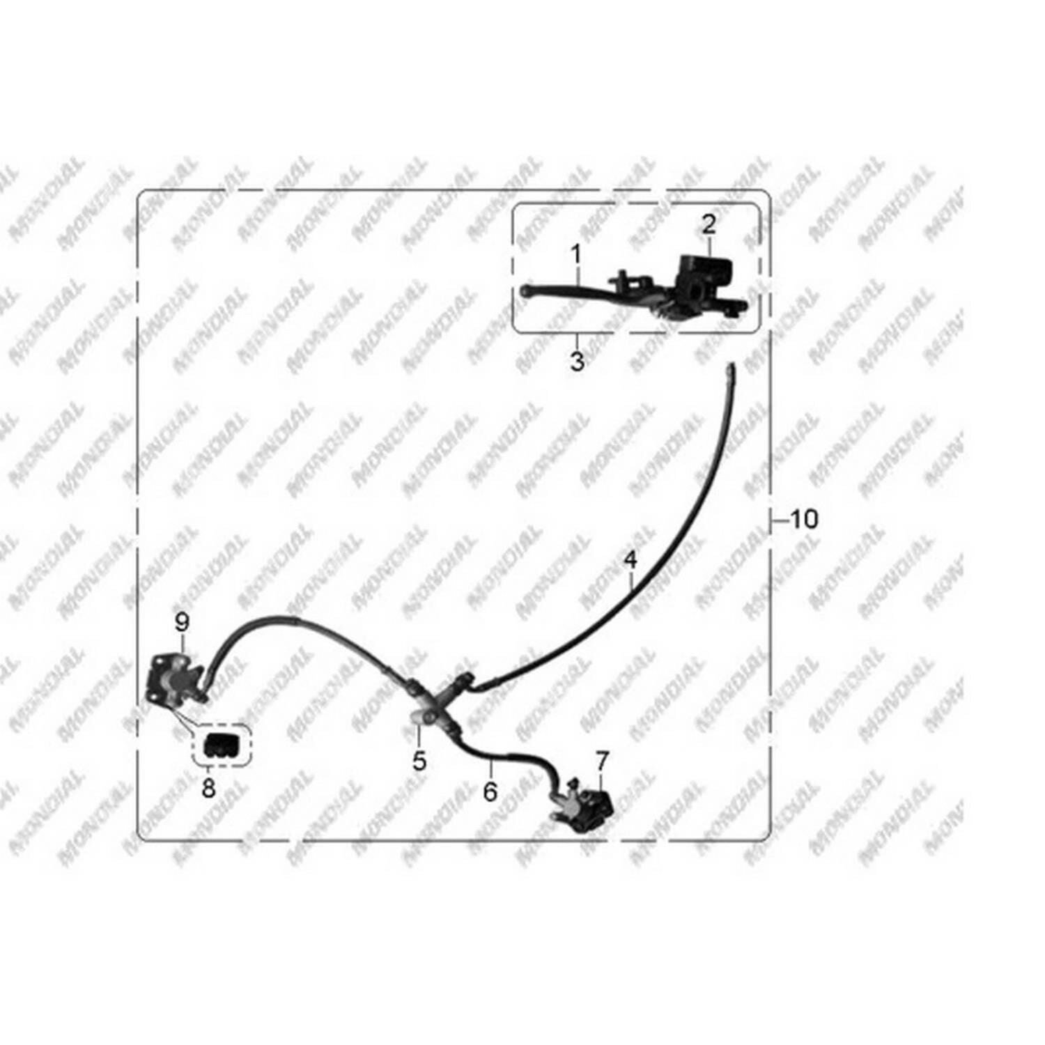 Ön Fren Sistemi 150 Huskyx (Off Road)Orj
