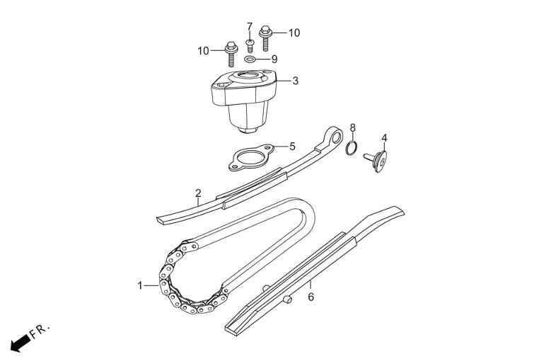 Hero Dash 125 E5 Pl (Dsh125Pl) Conta Lift Grubu Tansiyon Orj ResimNo:5