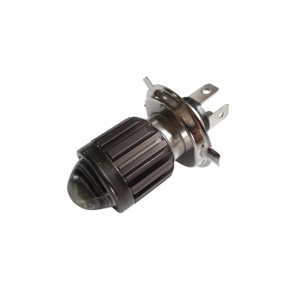 12V 35*35 H4 Ampül 3 Tırnak 43T Mercekli Beyaz-Sarı Işık