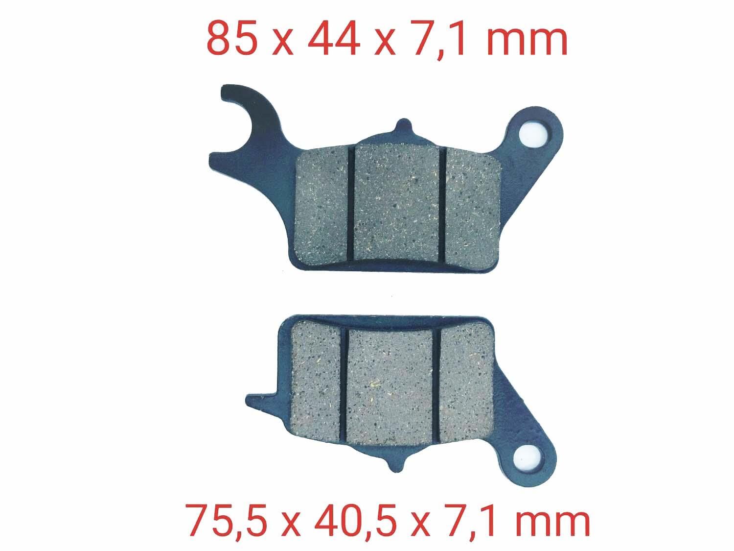 Suzuki Ön Fren Disk Balatası Sfa652 (Tvr) Dio 110 Uyumlu Uk 110 Address (17-..) Yamaha Tricity 125