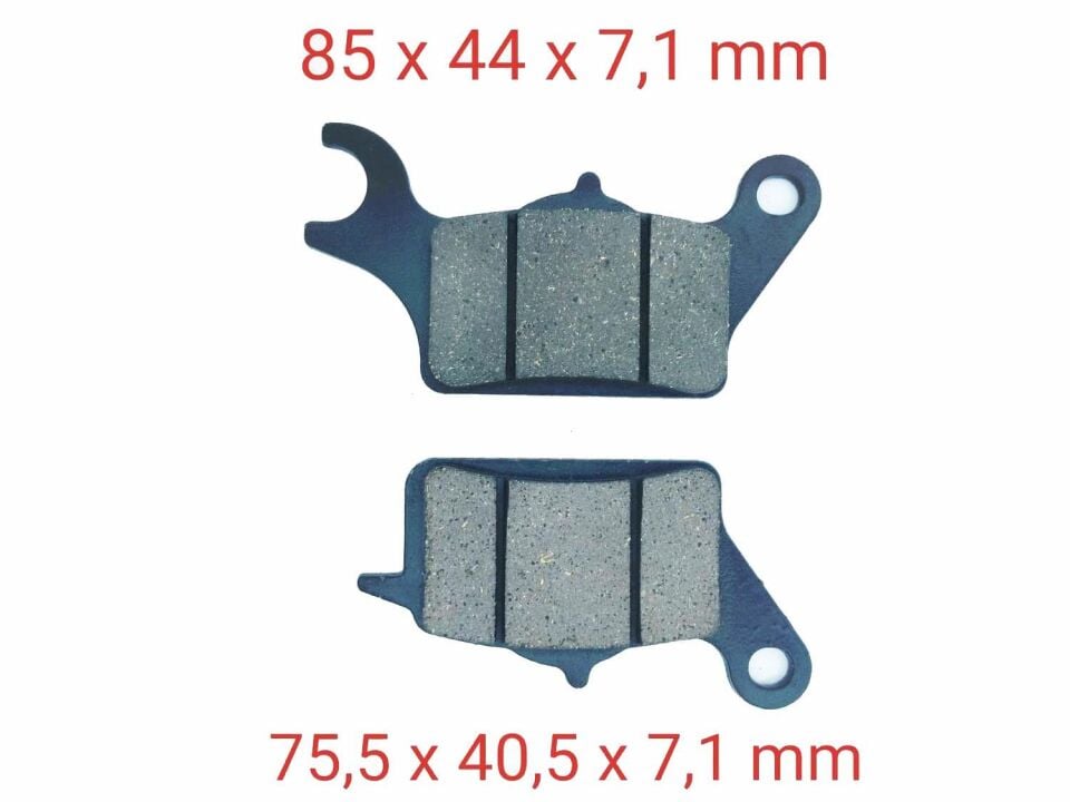 Honda Ön Fren Disk Balatası Sfa708 (Tvr) Dio 110 Suzuki Uk 110 Address (17-..) Yamaha Tricity 125