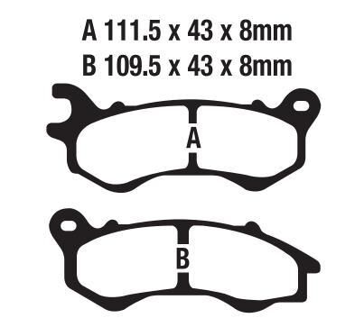 Honda Pcx 125-150 Ön Fren Disk Balatası (2011-17) Fa603 İth